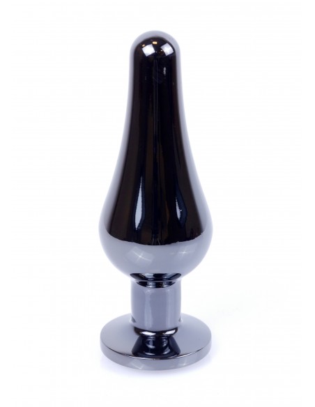 Stalowy Korek Analny z Granatowym Diamentem Exclusivity - Korki analne stalowe - 19