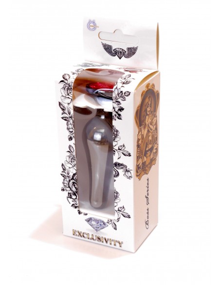 Stalowy Korek Analny z Różowym Diamentem Exclusivity - Korki analne stalowe - 24