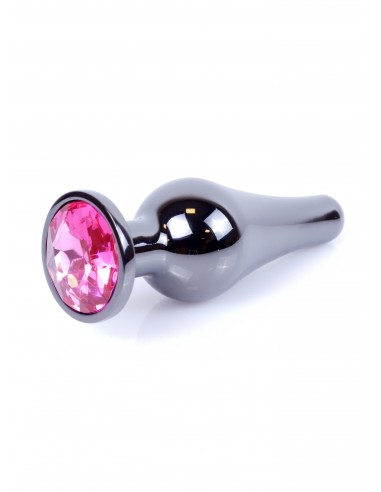 Stalowy Korek Analny z Różowym Diamentem Exclusivity - Korki analne stalowe - 17