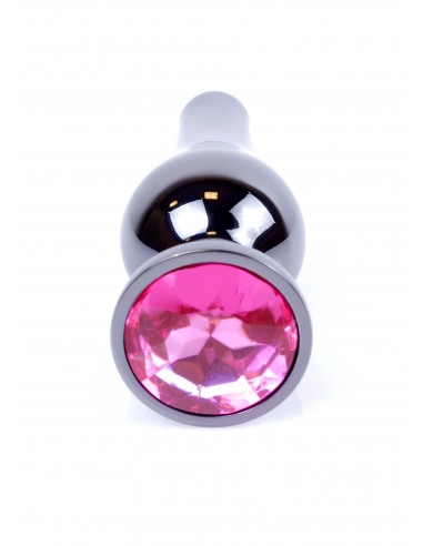 Stalowy Korek Analny z Różowym Diamentem Exclusivity - Korki analne stalowe - 21