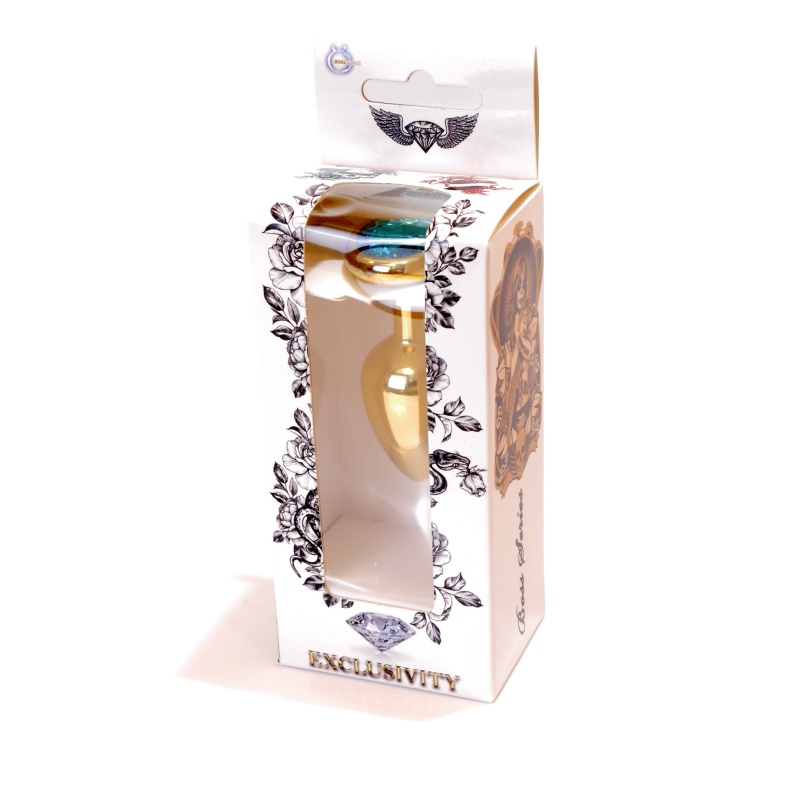 Korek analny Silver Heart Light Blue, stal nierdzewna, dł. 7 cm, śr. 2,7 cm - 17