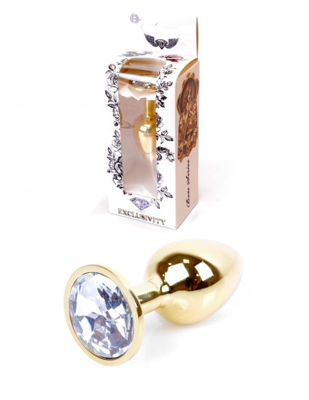 Stalowy Korek Analny Dla Początkujących z Diamentem - Korki analne stalowe - 10