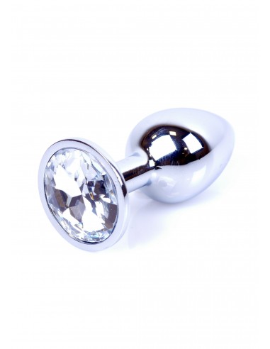 Stalowy Korek Analny Dla Początkujących z Diamentem - Korki analne stalowe - 25