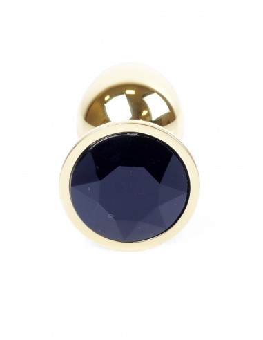 Stalowy Korek Analny Dla Początkujących z Czarnym Diamentem - Korki analne stalowe - 11