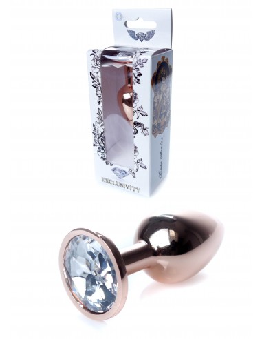 Stalowy Korek Analny Dla Początkujących z Diamentem - Korki analne stalowe - 28