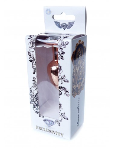 Stalowy Korek Analny Dla Początkujących z Diamentem - Korki analne stalowe - 34