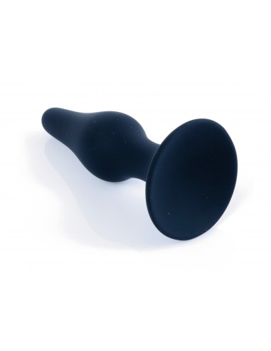 Duży Korek Analny z Przyssawką Dla Początkujących - Czarny lub Fioletowy - Korki analne silikonowe - 9