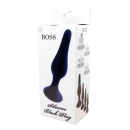 Plug analny BOSS Large z silikonu medycznego z przyssawką - 12,5 cm - 12