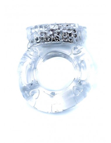 Wibrujący Pierścień na Penisa z Wypustkami do Stymulacji Łechtaczki - Pierścienie erekcyjne wibrujące - 3