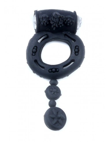 Pierścień na Penisa z Wibracjami z Dzwoneczkiem COCKRING - Pierścienie erekcyjne wibrujące - 2