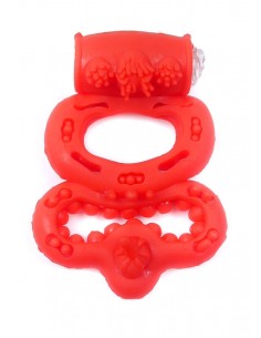 Pierścień na Penisa i Jądra z Wibracjami COCKRING - Pierścienie erekcyjne wibrujące - 1 2