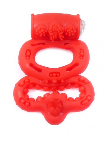 Pierścień na Penisa i Jądra z Wibracjami COCKRING - Pierścienie erekcyjne wibrujące - 2