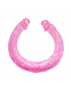 Ultra Długie Realistyczne Podwójne Dildo Elastyczne 44 cm - Dilda podwójne - 1 2