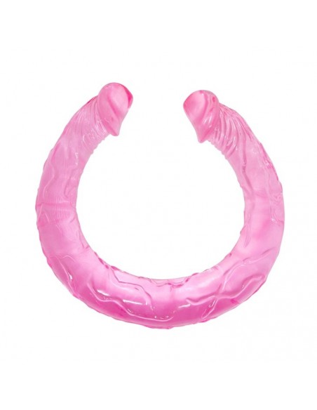 Ultra Długie Realistyczne Podwójne Dildo Elastyczne 44 cm - Dilda podwójne - 5