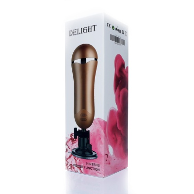 Masturbator męski Vagina Delight 9-funkcyjny z przyssawką 27,5 cm - 1 2