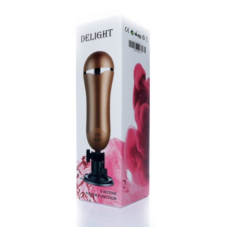 Masturbator męski Vagina Delight 9-funkcyjny z przyssawką 27,5 cm - 2