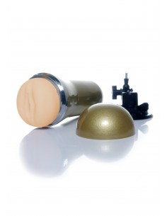 Realistyczny Masturbator Z Przyssawką 9 Funkcji Wibracji - Masturbatory i Sztuczne pochwy - 1