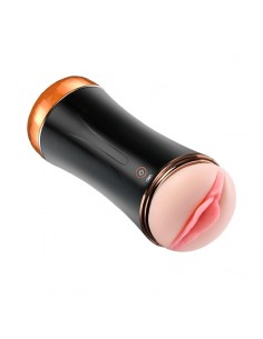 Podwójna Przyjemność Masturbator Z Wibracjami 10 Funkcji - Masturbatory i Sztuczne pochwy - 1