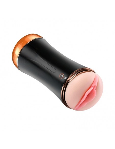 Podwójna Przyjemność Masturbator Z Wibracjami 10 Funkcji - Masturbatory i Sztuczne pochwy - 1