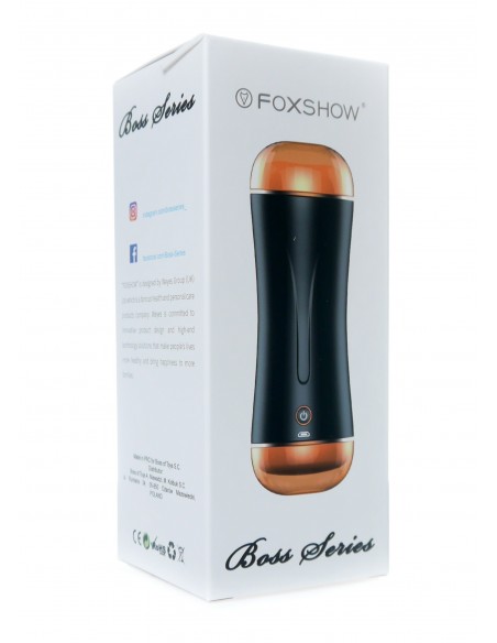 Podwójna Przyjemność Masturbator Z Wibracjami 10 Funkcji - Masturbatory i Sztuczne pochwy - 2