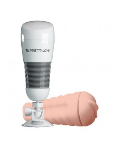 Baw Się Bez Użycia Rąk Masturbator Fleshlight Biały - Masturbatory i Sztuczne pochwy - 1