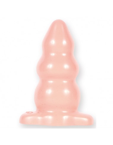 Korek Analny Tripple Ripple Butt Plug Flesh L - Duże Korki Analne - 2