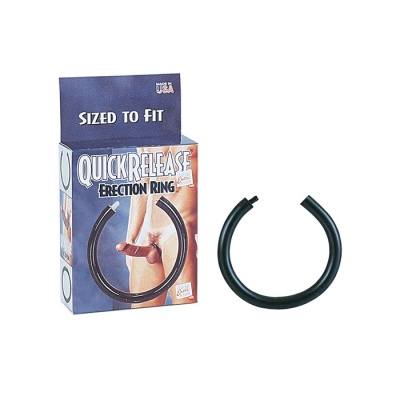 Pierścień erekcyjny Quick Release Ring – regulowany, o średnicy 10 cm - 1 2