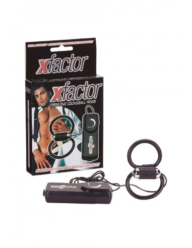 Wibrujący Pierścień Na Penisa X-Factor Vibrating Cock/Ball Rings - Pierścienie erekcyjne wibrujące - 1