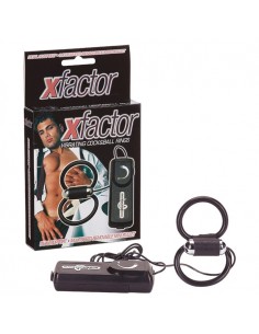 Wibrujący Pierścień Na Penisa X-Factor Vibrating Cock/Ball Rings - Pierścienie erekcyjne wibrujące - 1 2