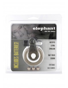 Wibrujący Pierścień Na Penisa Cock/Ball Ring Elephant Jelly Vib - Pierścienie erekcyjne wibrujące - 1