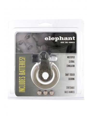 Wibrujący Pierścień Na Penisa Cock/Ball Ring Elephant Jelly Vib - Pierścienie erekcyjne wibrujące - 1