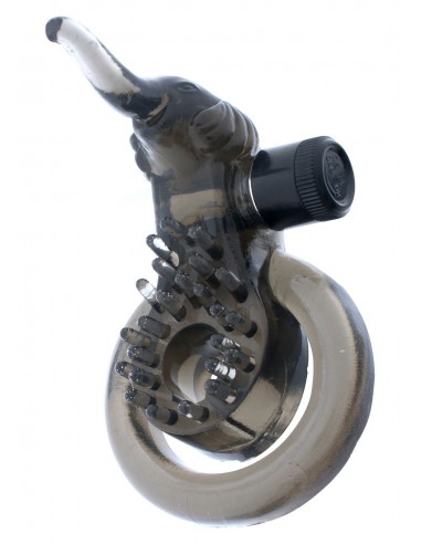 Wibrujący Pierścień Na Penisa Cock/Ball Ring Elephant Jelly Vib - Pierścienie erekcyjne wibrujące - 2