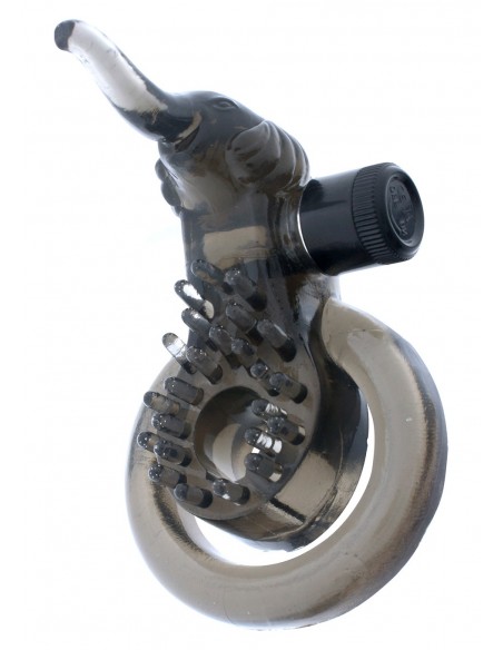 Wibrujący Pierścień Na Penisa Cock/Ball Ring Elephant Jelly Vib - Pierścienie erekcyjne wibrujące - 2