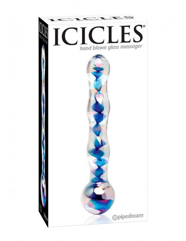 Szklane Dildo Icicles No 8 - Hand Blown Massager - Dilda szklane - 1