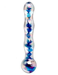 Szklane Dildo Icicles No 8 - Hand Blown Massager - Dilda szklane - 1 2