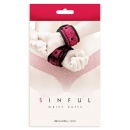 Kajdanki-SINFUL WRIST CUFFS PINK - 1