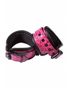 Kajdanki-SINFUL WRIST CUFFS PINK - Kajdanki erotyczne - 1 2