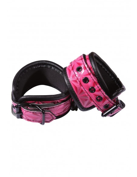 Kajdanki-SINFUL WRIST CUFFS PINK - Kajdanki erotyczne - 2
