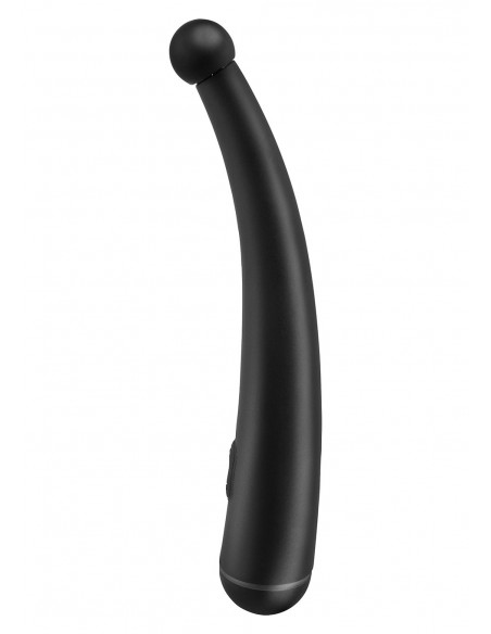 Zatyczka Analna z Wibracjami Vibrating Curve Black - Kulki i korki analne wibrujące - 1