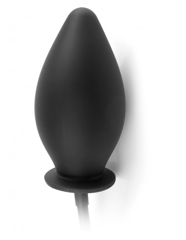 Plug-INFLATABLE SILICONE PLUG BLACK - Korki analne pompowane - 3