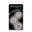 Pierścienie erekcyjne Stamina Rings Transparent z wypustkami – 3 rozmiary (średnica wewnętrzna 3,5–5 cm) - 1