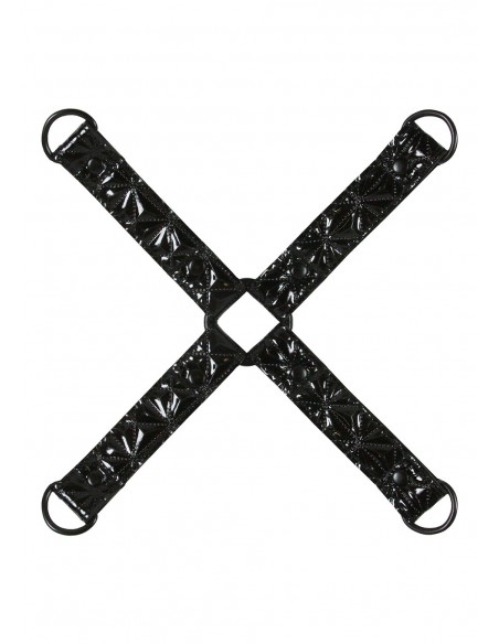BDSM Sinful Hogtie Black - Uprzęże BDSM - 1