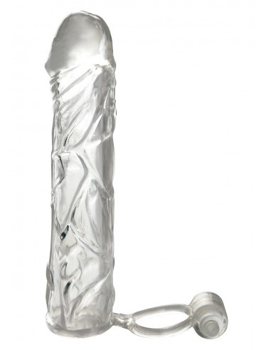 Stymulator-FX VIBRATING SUPER SLEEVE - Przedłużki i nakładki na penisa - 2