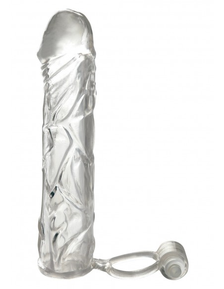 Stymulator-FX VIBRATING SUPER SLEEVE - Przedłużki i nakładki na penisa - 2