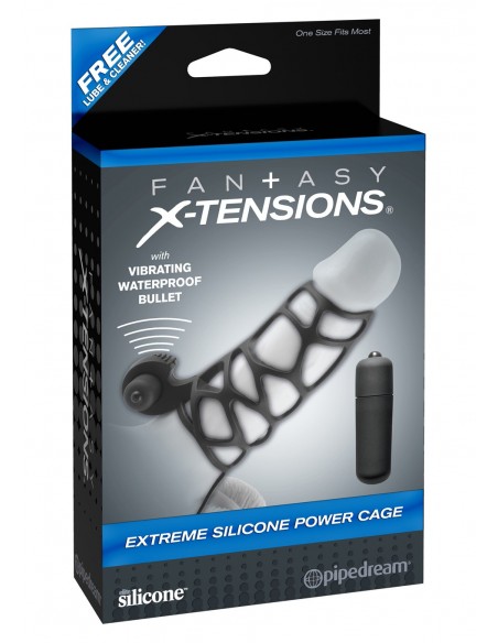 Nakładka na penisa FX EXTREME SILICONE POWER CAGE - Przedłużki i nakładki na penisa - 2