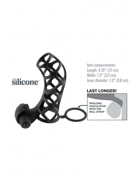 Nakładka na penisa FX EXTREME SILICONE POWER CAGE - Przedłużki i nakładki na penisa - 3