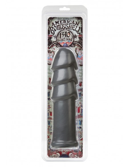 Plug-AMERICAN B B10 WARHEAD GUN METAL - Ogromne Korki Analne XXL - 2