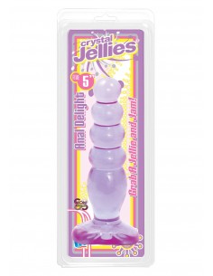 Plug-CRYSTAL JELLIES ANAL DELIGHT PURPLE - Ogromne Korki Analne XXL - 1