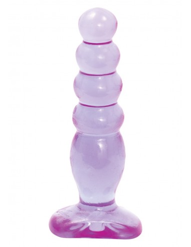 Plug-CRYSTAL JELLIES ANAL DELIGHT PURPLE - Ogromne Korki Analne XXL - 2