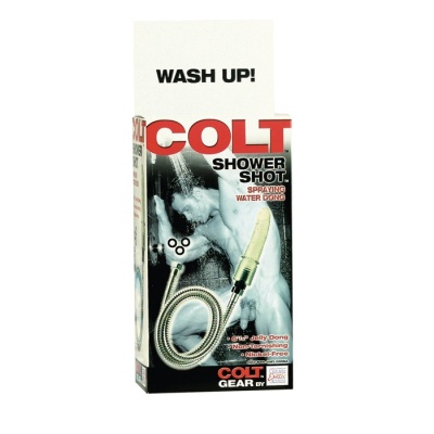 Prysznic analno-waginalny Shower Shot z perforowaną końcówką 15 cm - 1 2